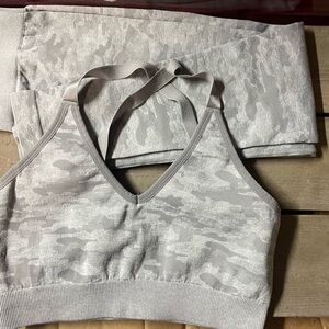 AYBL Gray Camouflage Sports Bra